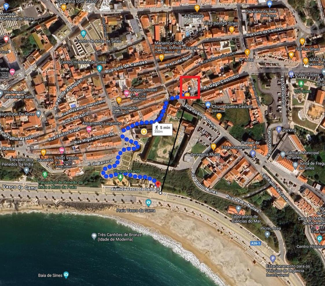 Castle House And Beach Sines Exterior foto